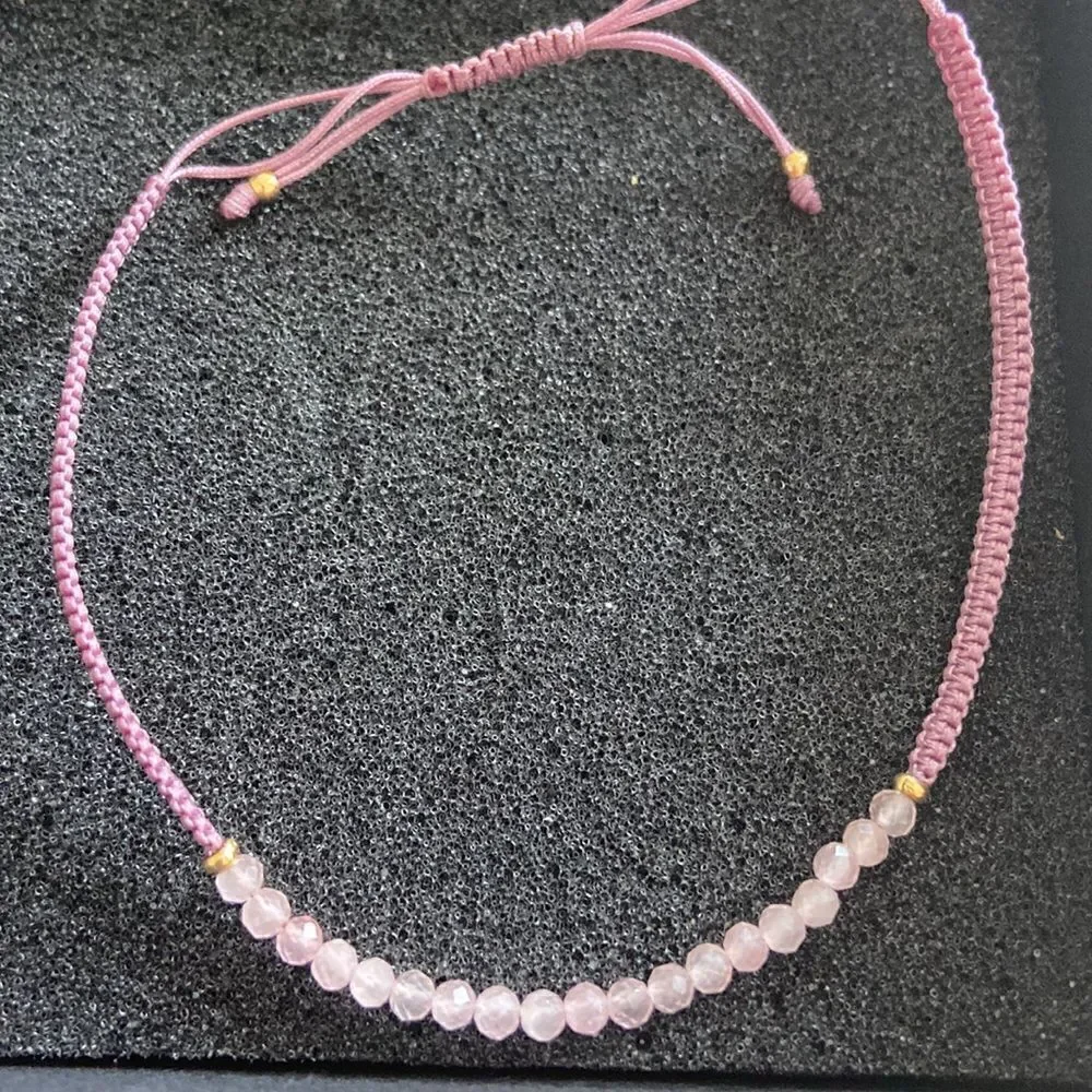 Veronica Antonucci bracelet pull tye light purple NWT